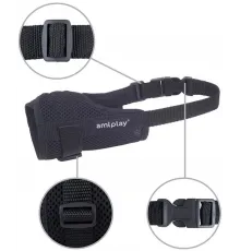 Amiplay Air ağzılıq (M ölçü, boz)