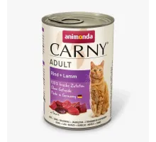 Animonda carny adult cat can beef and lamb 400 g (говядина и ягненок)