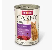 Animonda carny adult cat can beef and lamb 400 g (говядина и ягненок)