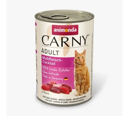 Animonda carny adult cat can multi meat cocktail 400 g (мясное ассорти)