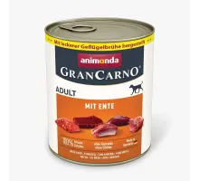 Animonda gran carno adult dog can with duck 800g (утка)