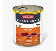 Animonda gran carno adult dog can with duck 800g (ördək)