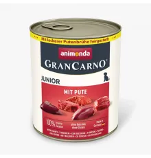 Animonda gran carno junior dog can turkey 800 g (hind quşu)