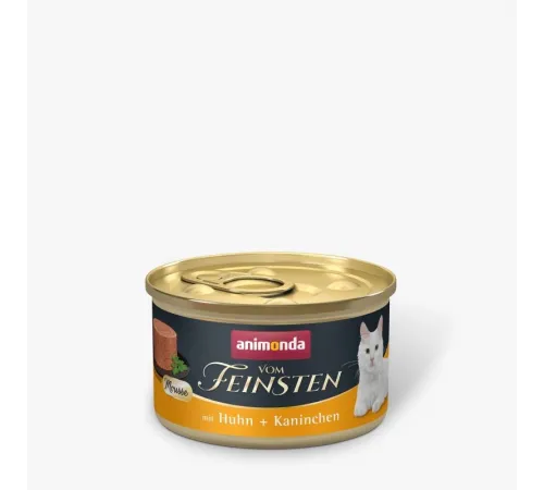 Animonda vom feinsten adult cat with chicken and rabbit 85 g