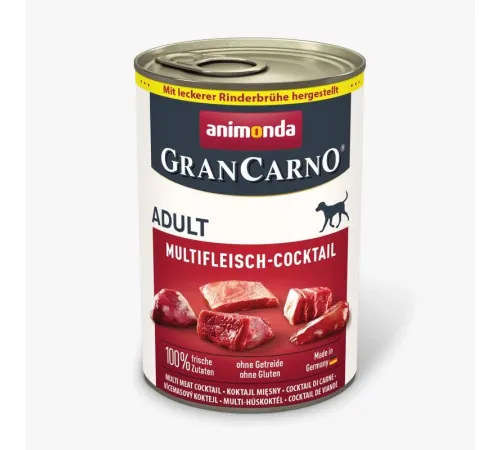 Animonda gran carno adult dog can multi-meat cocktail 400 g (мясное ассорти)