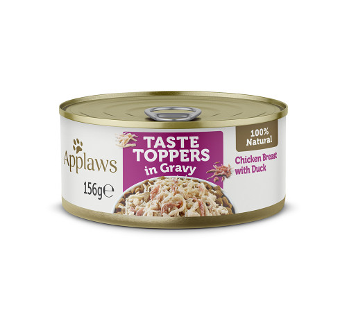 Applaws dog can taste toppers chicken breast duck 156 g 