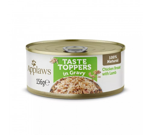Applaws dog can taste toppers chicken breast lamb 156 g 