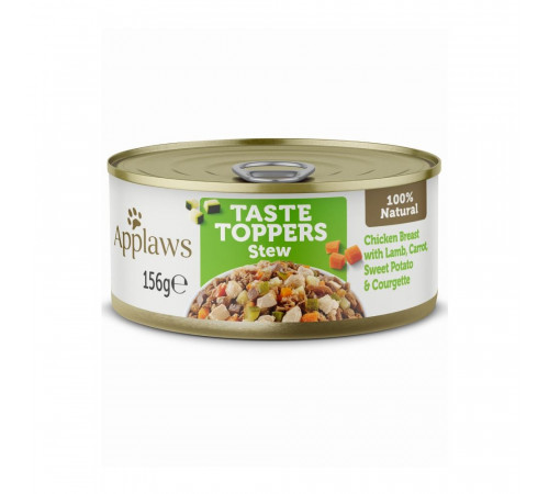 Applaws dog can taste toppers chicken breast lamb carrots potato 156 g 