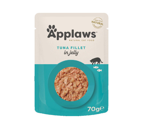 Applaws wet food adult cat tuna fillet in jelly 70 g