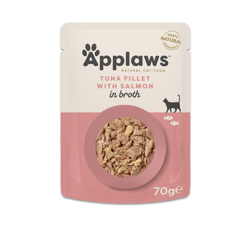 Applaws wet food adult cat tuna salmon in jelly 70 g 