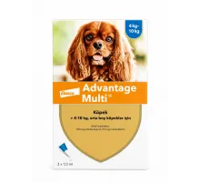 Advantage multi dog 4-10 kg (bit, birə, gənələrə və qurdlara qarşı)