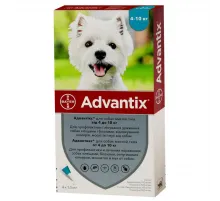 Advantix dog 4-10 kg (for lice, fleas, ticks)