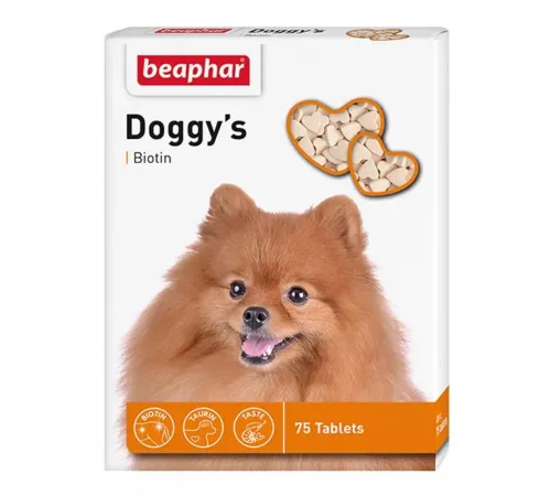 Beaphar Doggy’s Biotin для собак (75 таблеток)