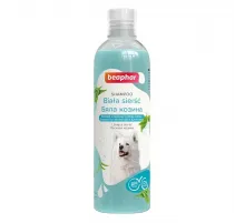 Beaphar shampoo for dog white coat 250 ml (Ağ tüklü itlər üçün şampun)