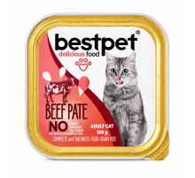 Bestpet adult cat beef pate 100 g (Pişiklər üçün mal əti ilə)