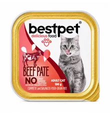Bestpet adult cat beef pate 100 g (Pişiklər üçün mal əti ilə)