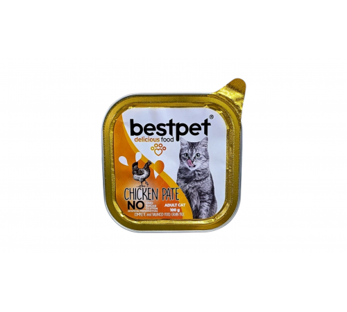 Bestpet adult cat chicken pate 100 g (Курица)