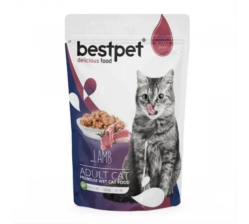 Bestpet adult cat lamb 85 g