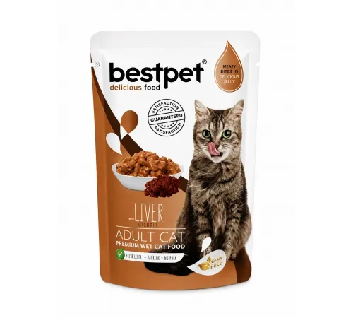 Bestpet adult cat liver 85 g