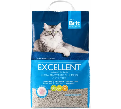 Brit Fresh Excellent cat litter 5 kg (Без запаха)