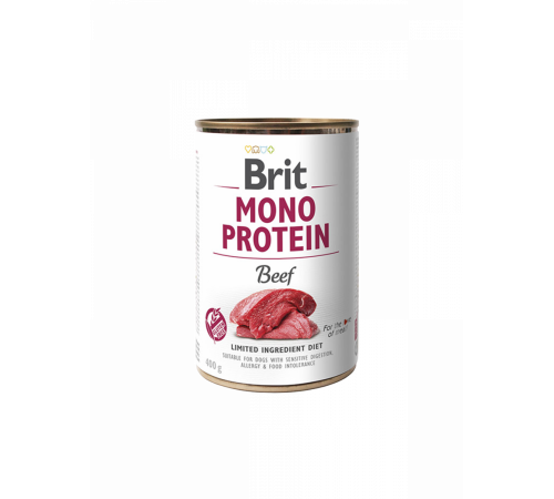 Brit care monoprotein adult dog can beef 400 g