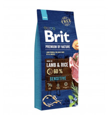 Brit premium adult dog all breed dry sensitive lamb rice (həssas həzmli itlər üçün)