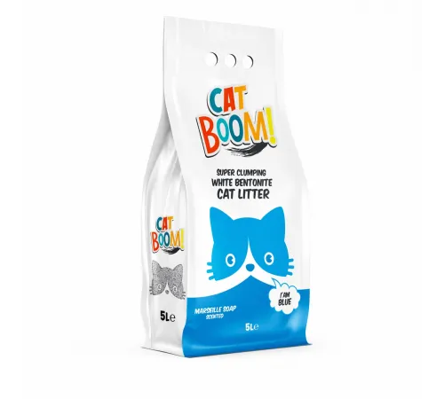 Cat Boom cat litter 5 L (С ароматом марсельского мыла)