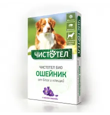 Chistotel bio collar lavender medium and large dog 65 cm (against fleas, ticks, and worms)