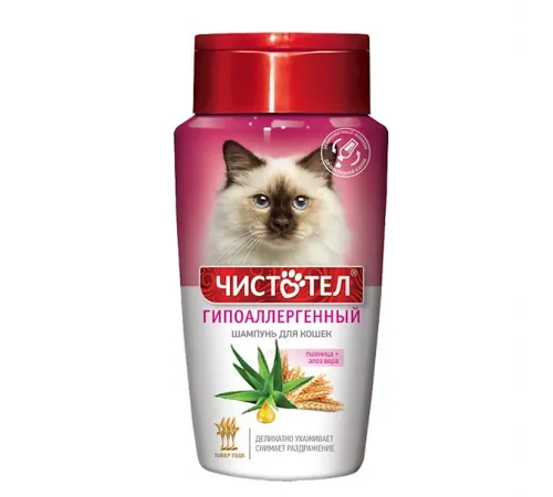 Chistotel shampoo hypoallergenic cat 220 ml (Гипоаллергенный шампунь для кошек)
