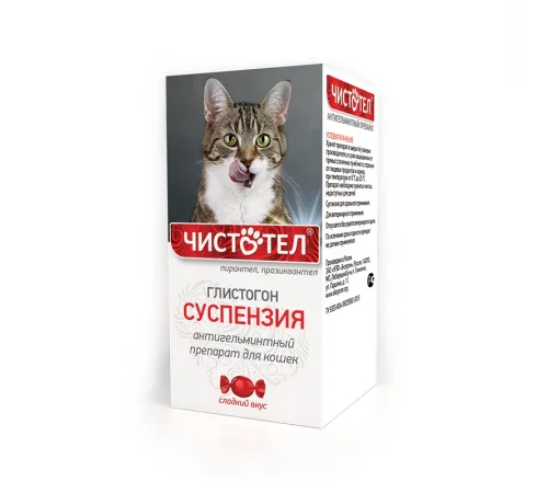 Chistotel suspension adut cat 5 ml (against worms)