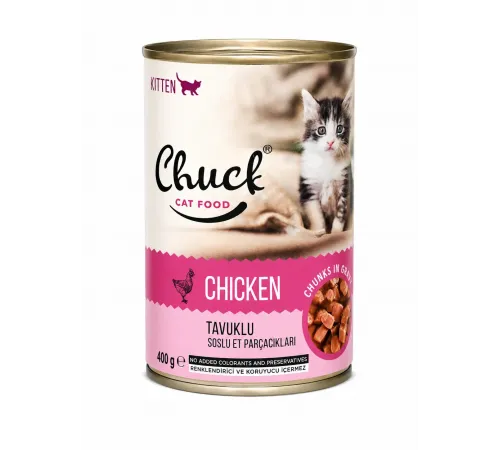 Chuck kitten can chicken in gravy 400 g