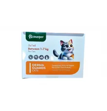 CloverPet Derma Guard капли для кошек 1 - 7 кг (от блох, клещей и вшей)