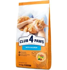 Club 4 paws adult cat dry salmon (Лосось)