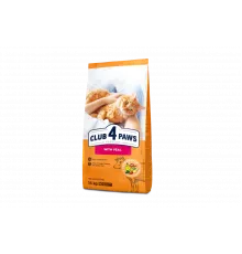 Club 4 paws adult cat dry veal (Телятина)