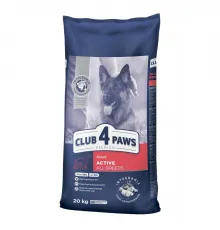 Club 4 paws adult dog all breed active dry chicken mix (Курица)