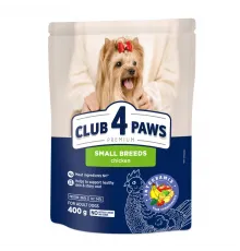 Club 4 paws adult dog small breed dry chicken 400 g