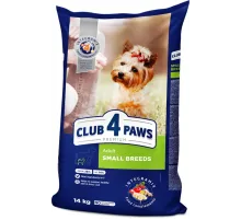 Club 4 paws adult dog small breed dry chicken mix