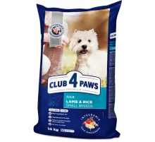 Club 4 paws adult dog small breed dry lamb