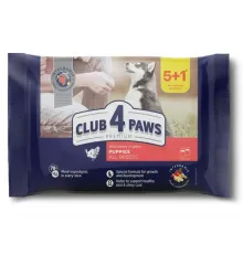 Club 4 paws puppy all breed turkey in jelly 100 g 5+1