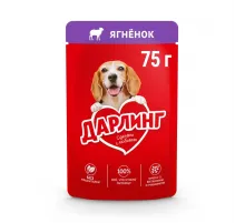 Darling adult dog lamb in gravy 75 g (Ягненок в соусе)