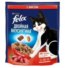 Felix adult cat dry beef 600 g (Говядина) 