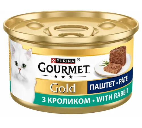 Gourmet Gold adult cat rabbit pate 85 g