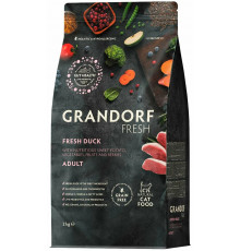 Grandorf adult cat fresh duck dry 2 kg (Для взрослых кошек с уткой)