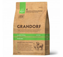 Grandorf adult dog mini lamb turkey dry (quzu hind quşu əti)