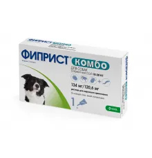 Fypryst combo dog 10-20 kg (от вшей, блох, клещей)