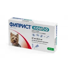 Fypryst combo dog 2-10 kg (от вшей, блох, клещей)