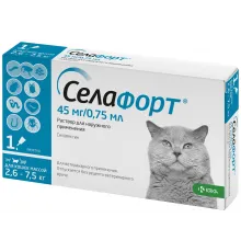 Selafort cat 2.6-7.5 kg (bit, birə, gənələrə və qurdlara qarşı)