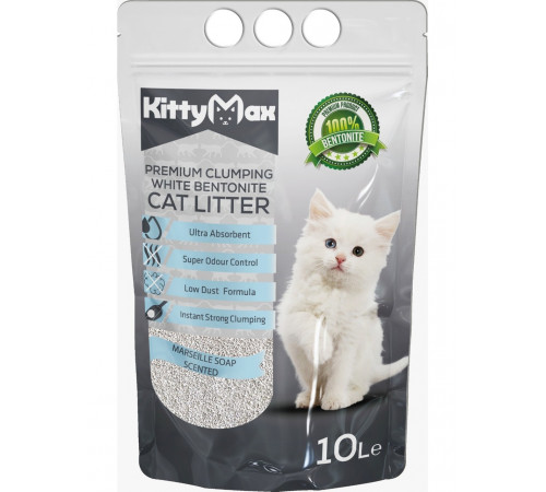 Kitty Max cat litter marsel (marsel sabunu ətirli)