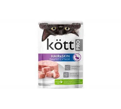 Kött Pro adult cat hair and skin duck loaf 75 g