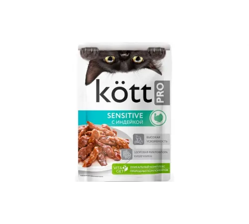 Kött Pro adult cat sensitive turkey 75 g